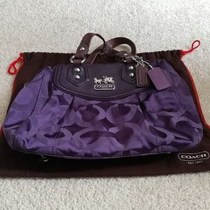 Coach Purple Purse